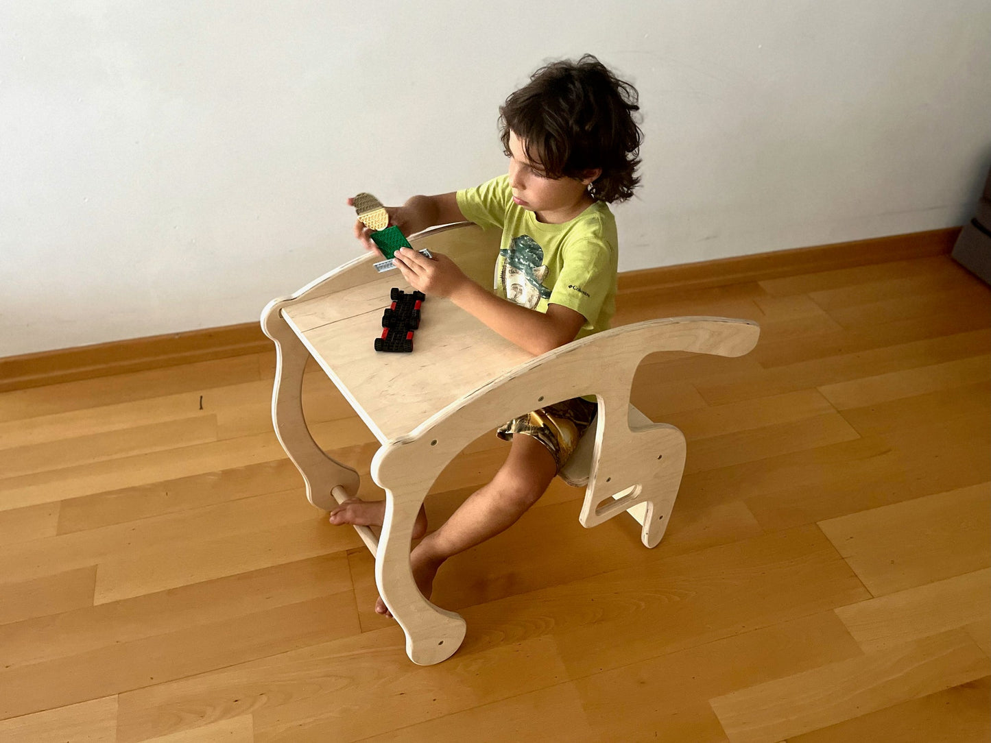 Kidoppo Tekli Ahşap Tahterevalli | Çok Fonksiyonlu Montessori Mobilyası 🌟