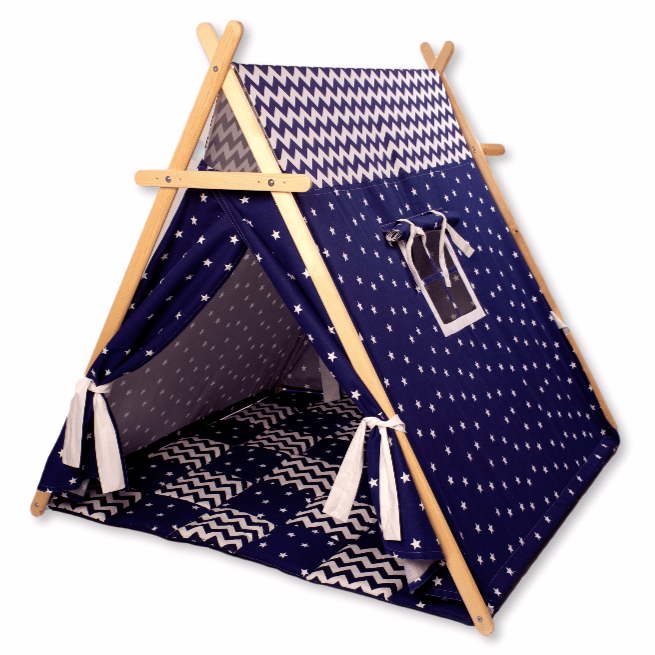 Blue Stars Play Tent and Play Mat - Kidodido