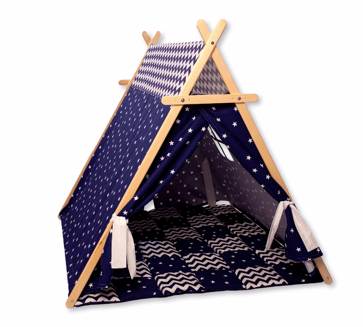 Blue Stars Play Tent and Play Mat - Kidodido