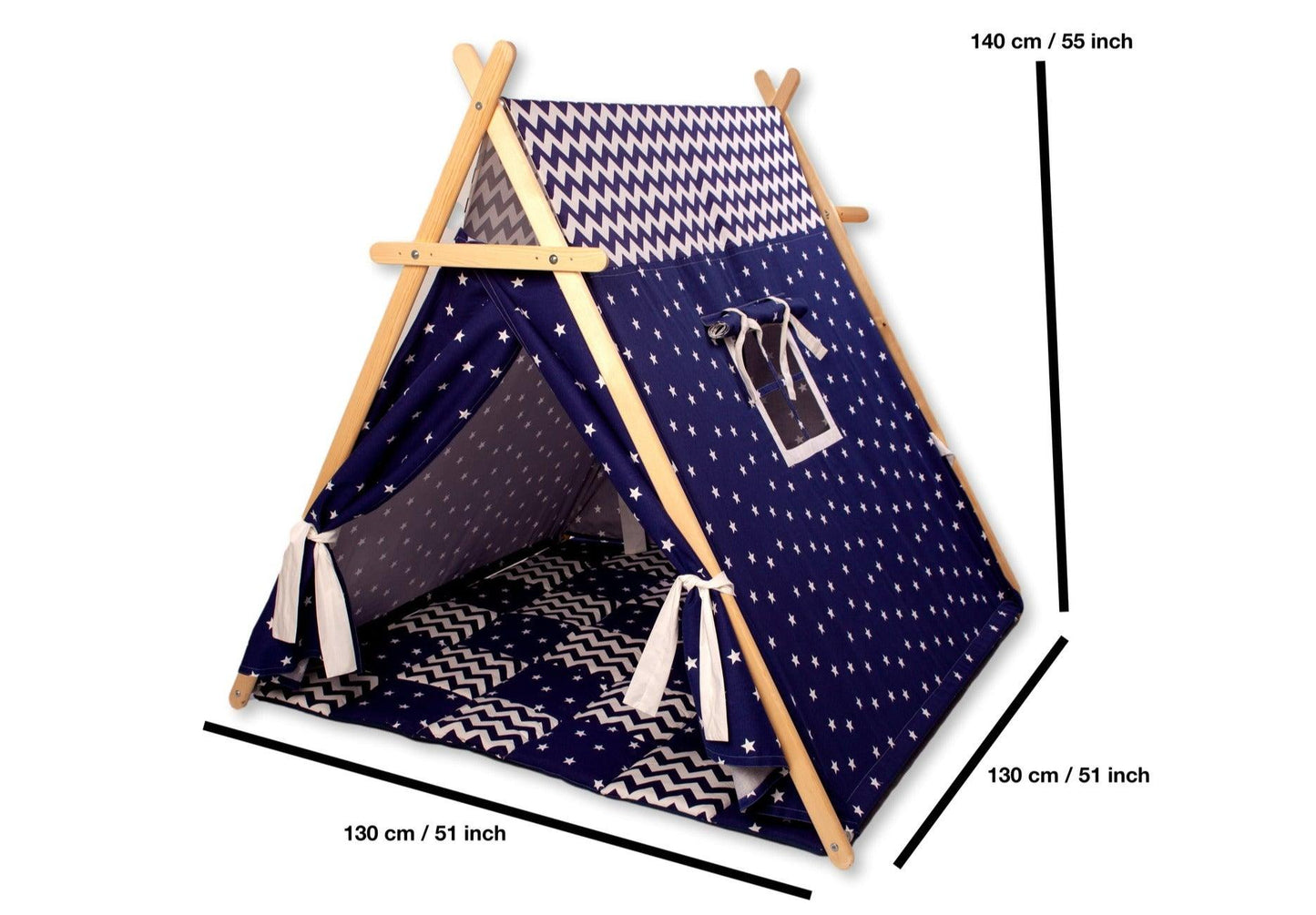 Blue Stars Play Tent and Play Mat - Kidodido