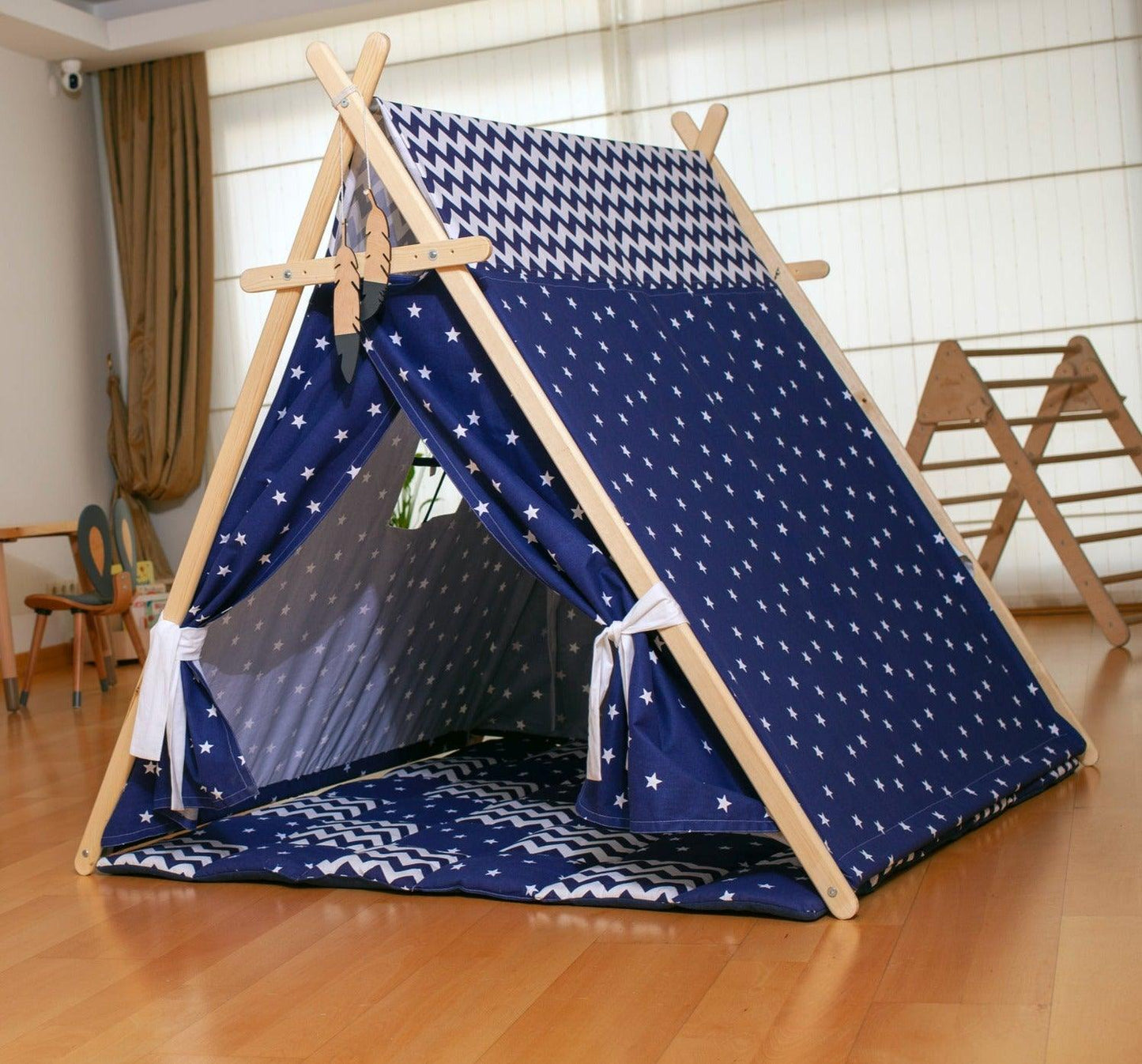 Blue Stars Play Tent and Play Mat - Kidodido
