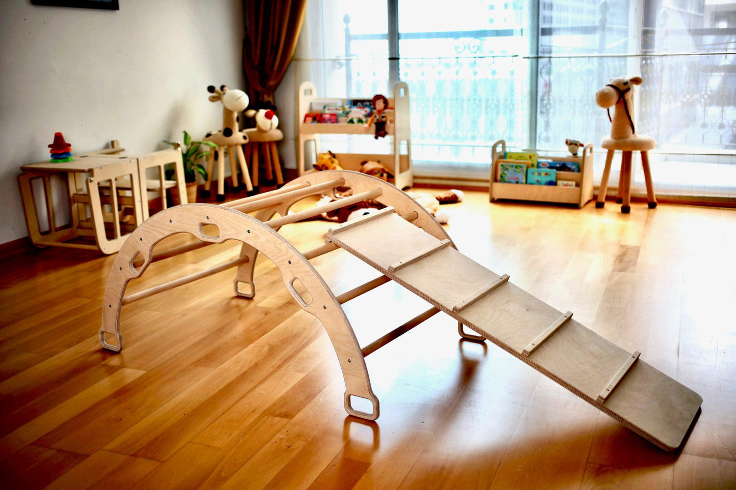 Climbing Arch with XL Pillow and Ramp - Kidodido