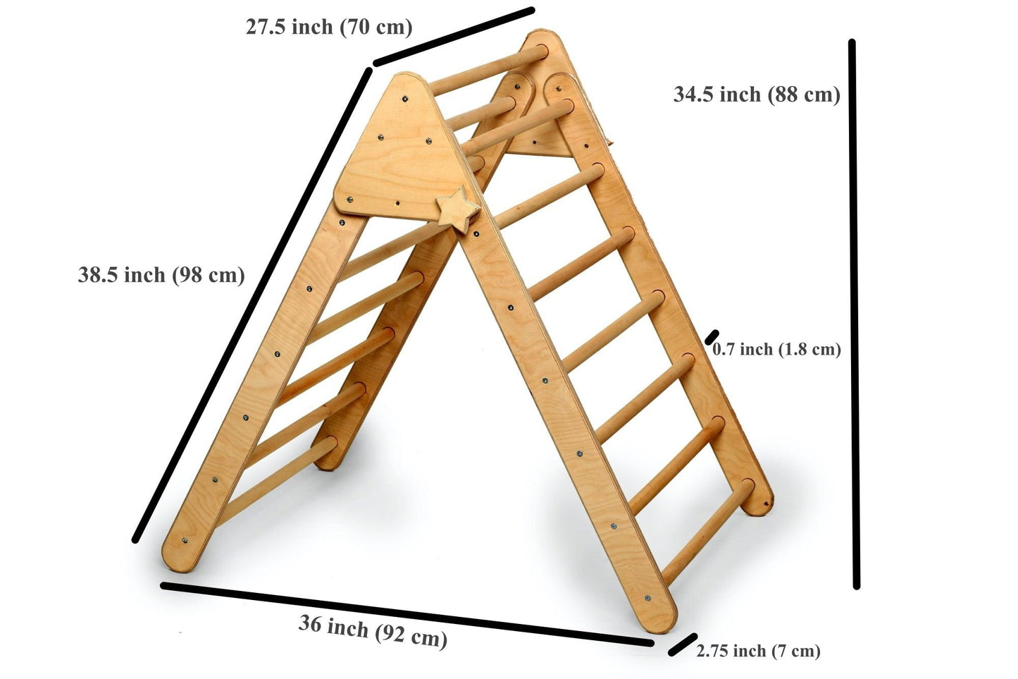 Climbing Triangle and Ramp Set 2 in1 - Kidodido