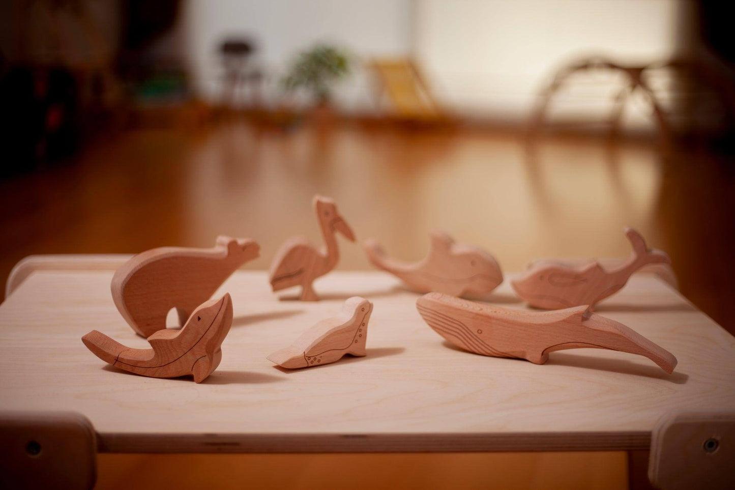 Wooden Ocean Animals Set - Kidodido