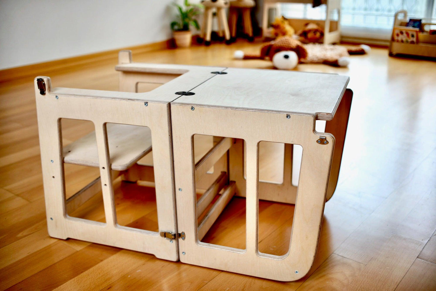 2in1 Montessori Learning Tower & Desk - Kidodido
