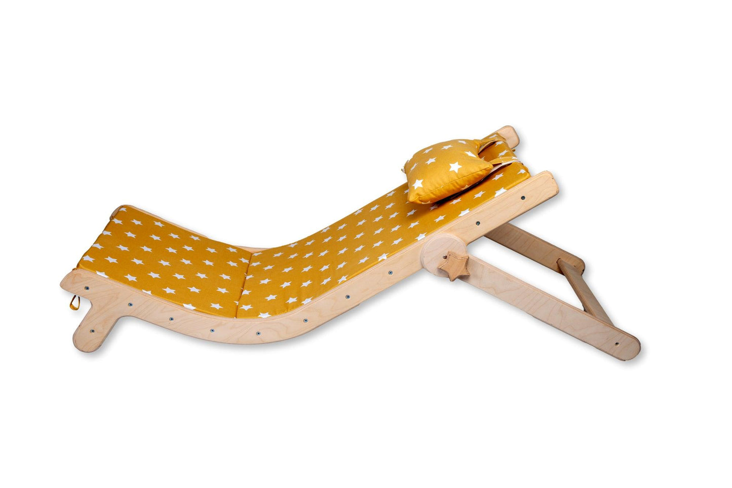 Adjustable lounge chair with comfy pad for kids - Kidodido