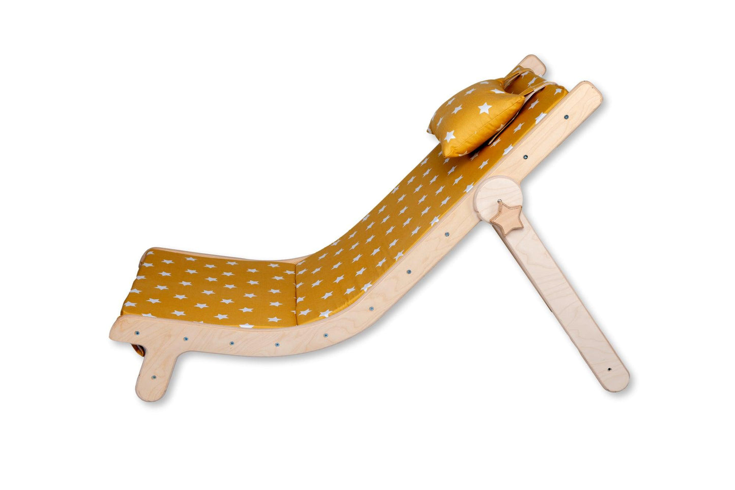 Adjustable lounge chair with comfy pad for kids - Kidodido