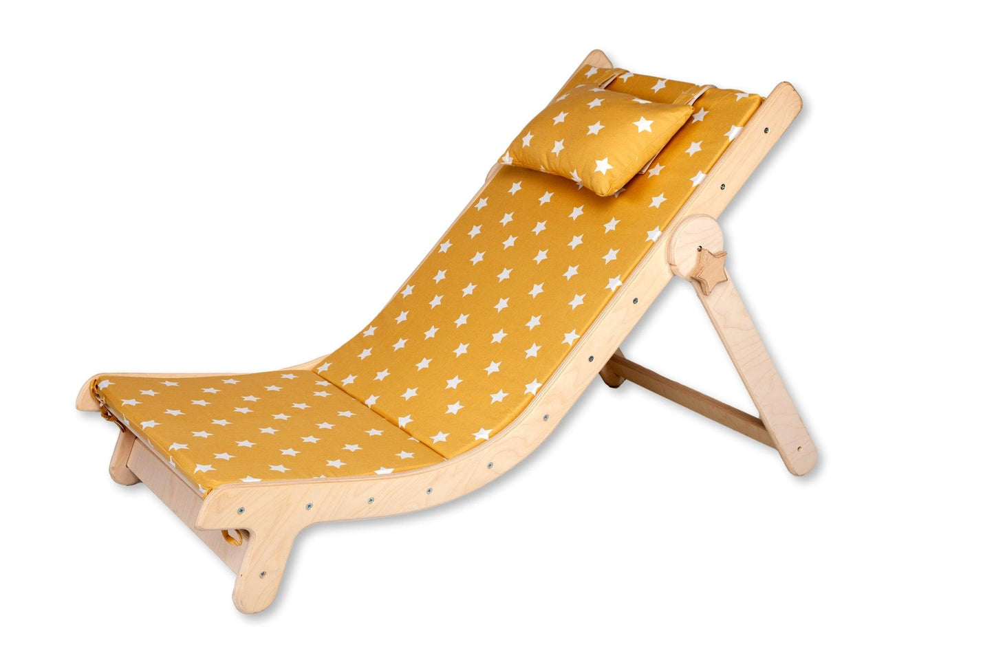 Adjustable lounge chair with comfy pad for kids - Kidodido