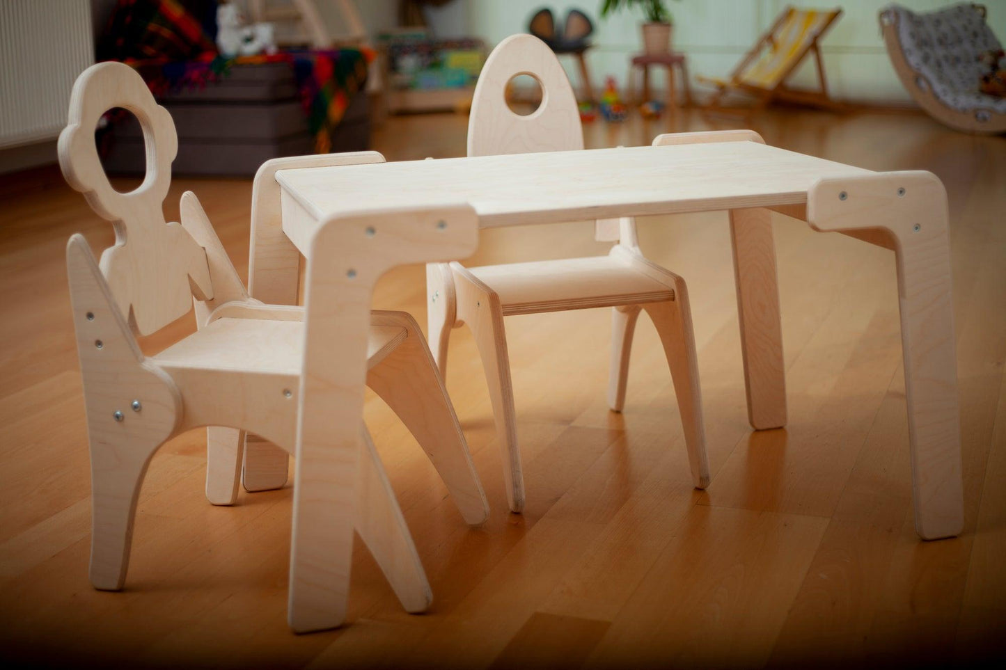 Montessori Table and Chair Set - Kidodido