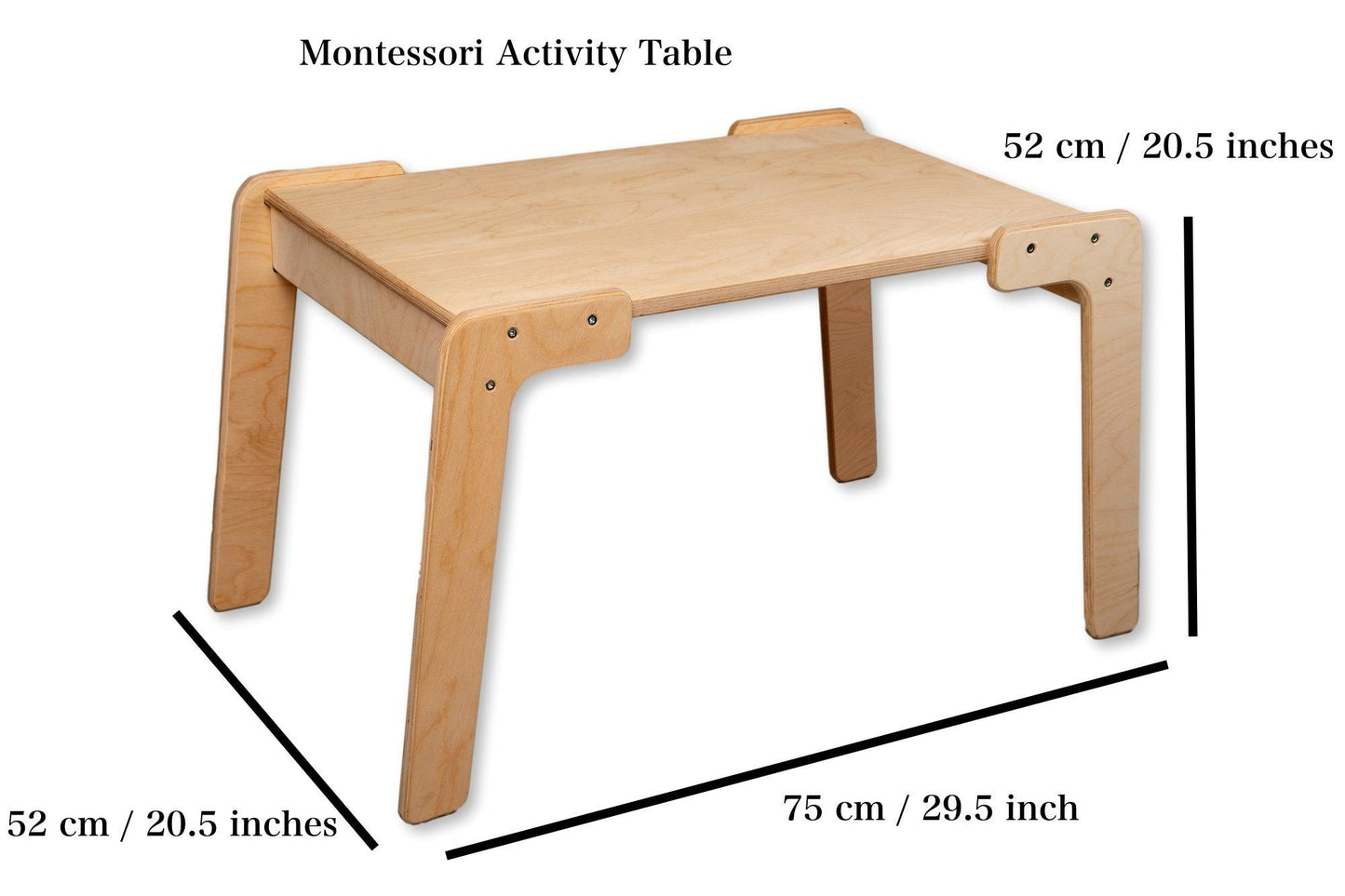 Montessori Table and Chair Set - Kidodido