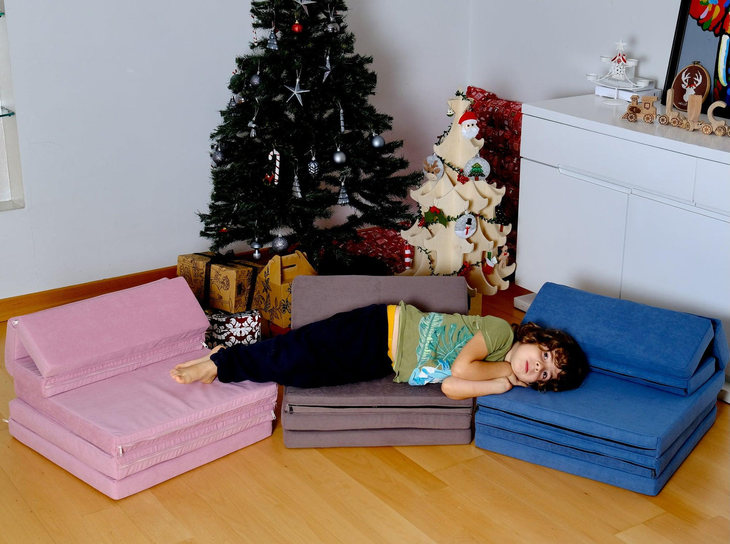 Transformable Kids Play Mat and Couch - Multipurpose Baby Play Mat and Kids Couch - Kidodido