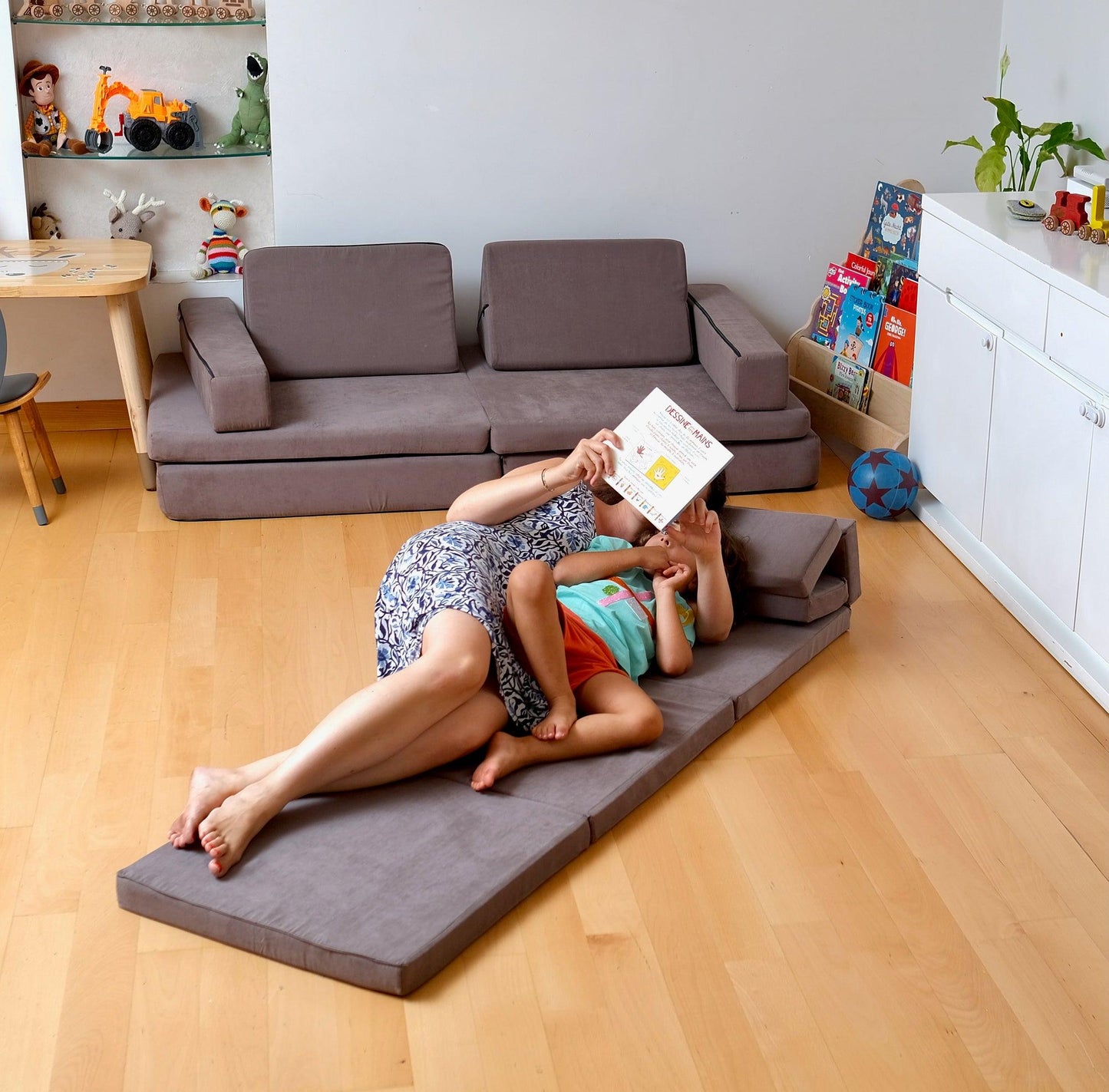 Transformable Kids Play Mat and Couch - Multipurpose Baby Play Mat and Kids Couch - Kidodido