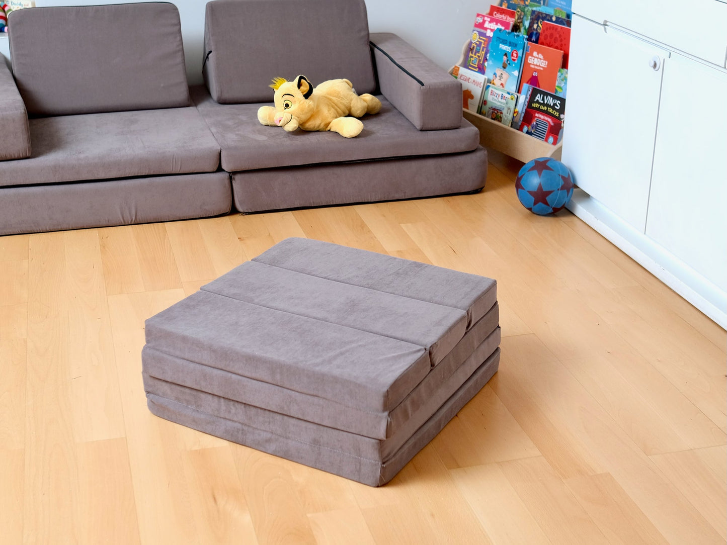 Transformable Kids Play Mat and Couch - Multipurpose Baby Play Mat and Kids Couch - Kidodido