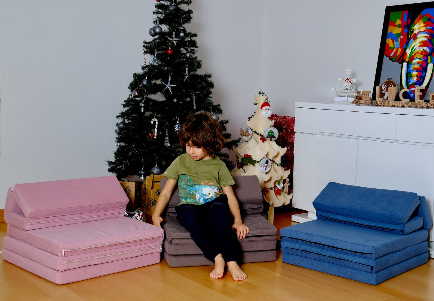Transformable Kids Play Mat and Couch - Multipurpose Baby Play Mat and Kids Couch - Kidodido