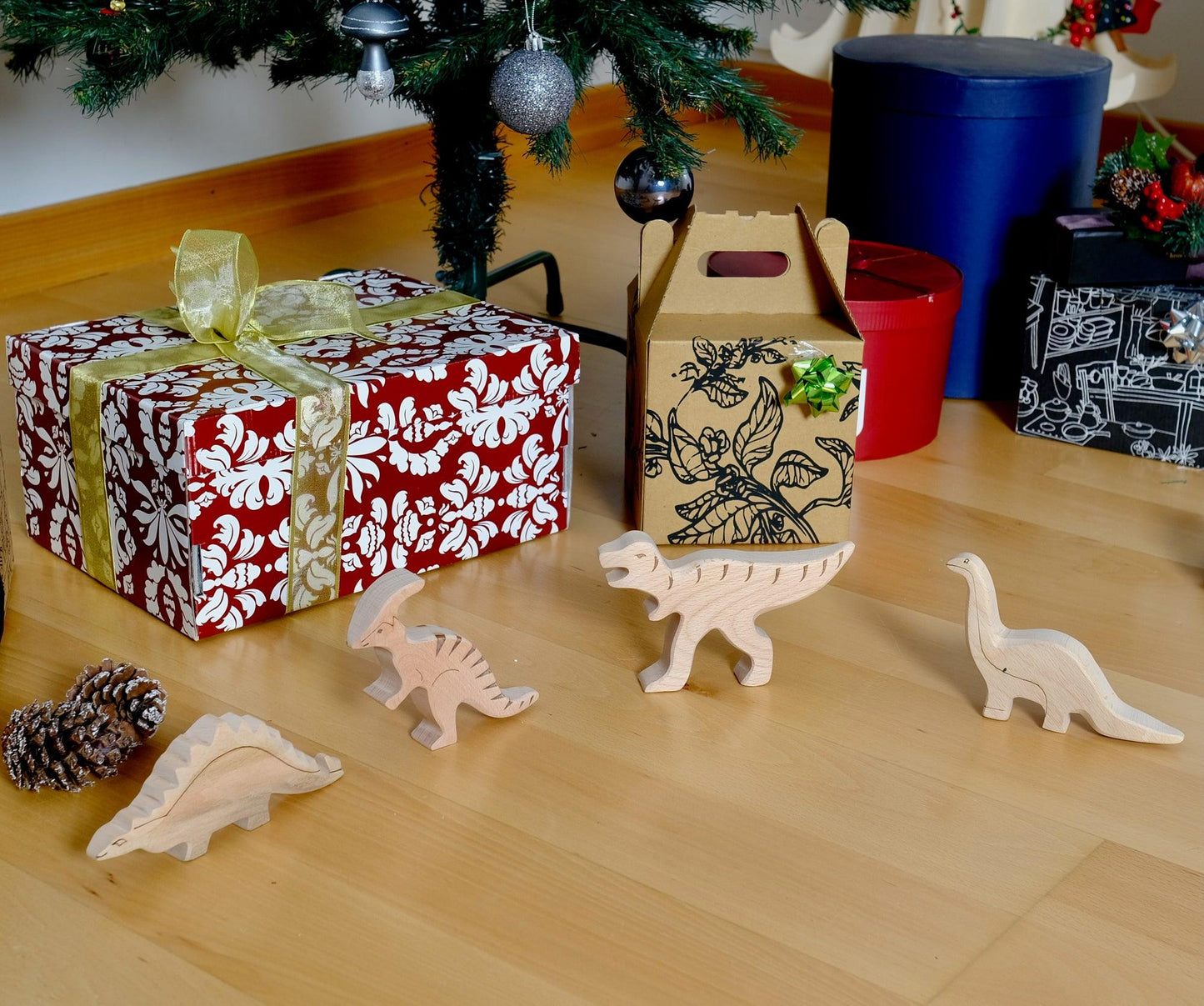 Wooden Dinosaur Set - Kidodido