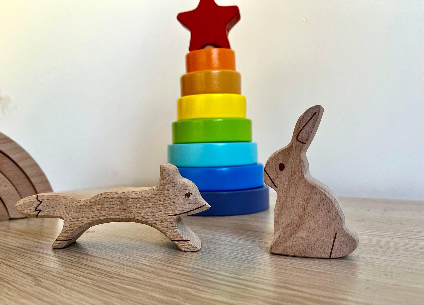 Wooden Farm Animals Set - Kidodido