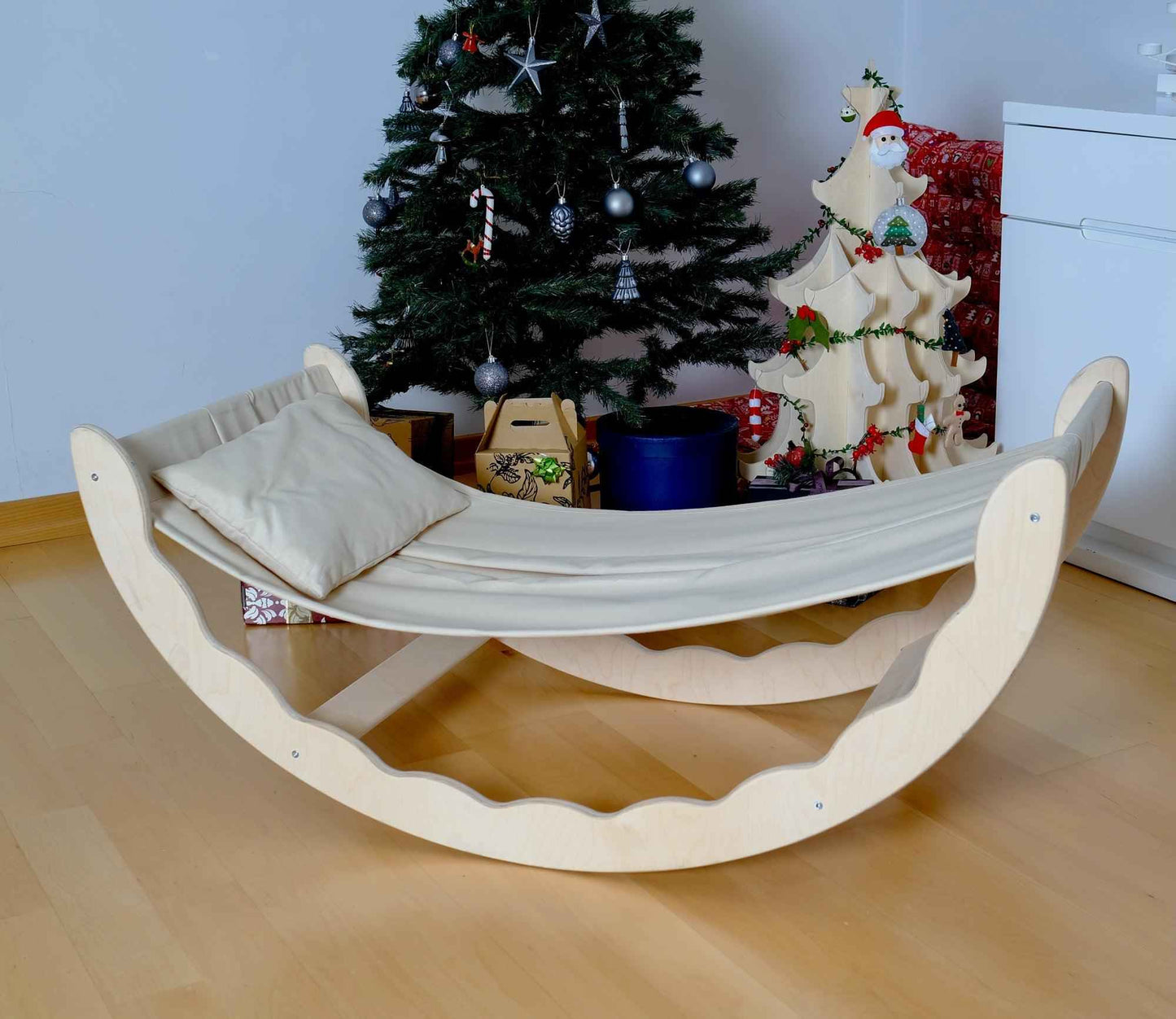 Montessori Pikler Ahşap Hamak