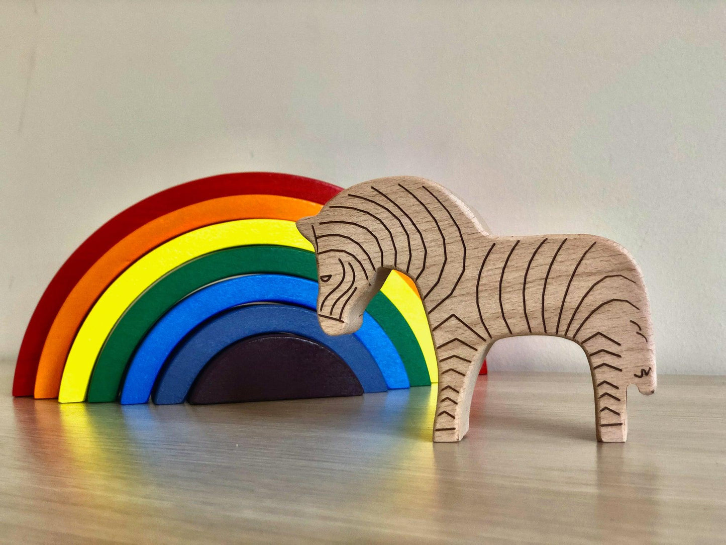 Wooden Safari Animals Set - Kidodido