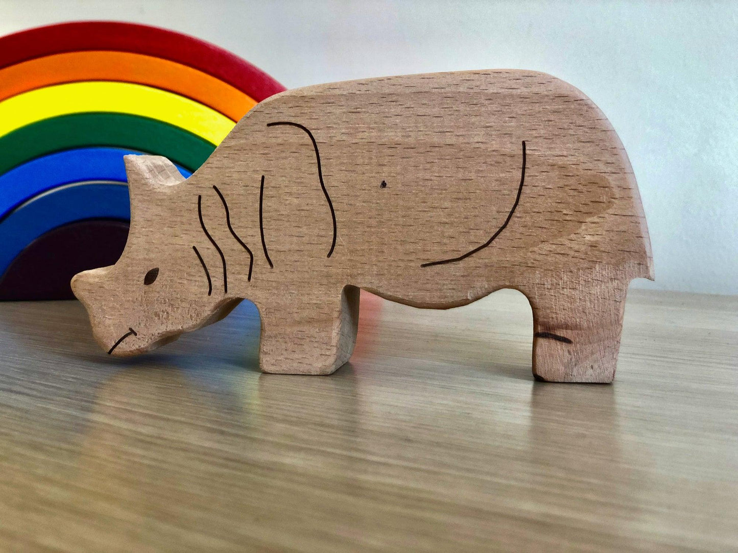 Wooden Safari Animals Set - Kidodido