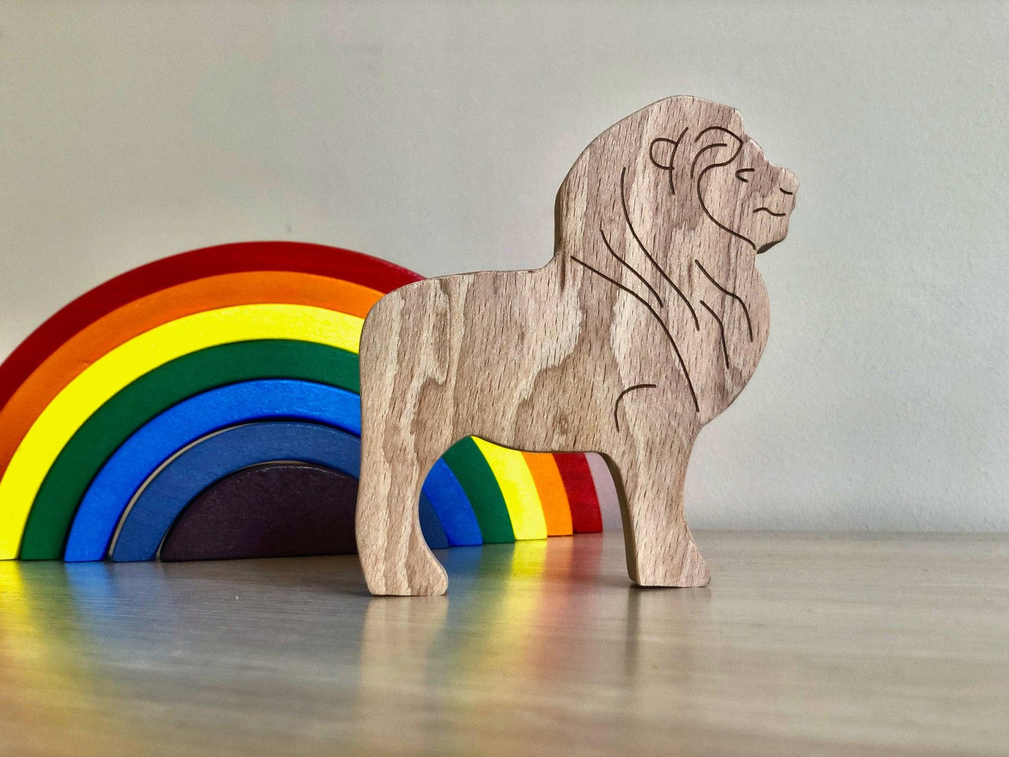 Wooden Safari Animals Set - Kidodido