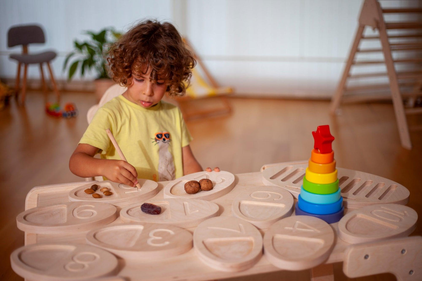 Wooden Tracing Board for Toddlers - Kidodido