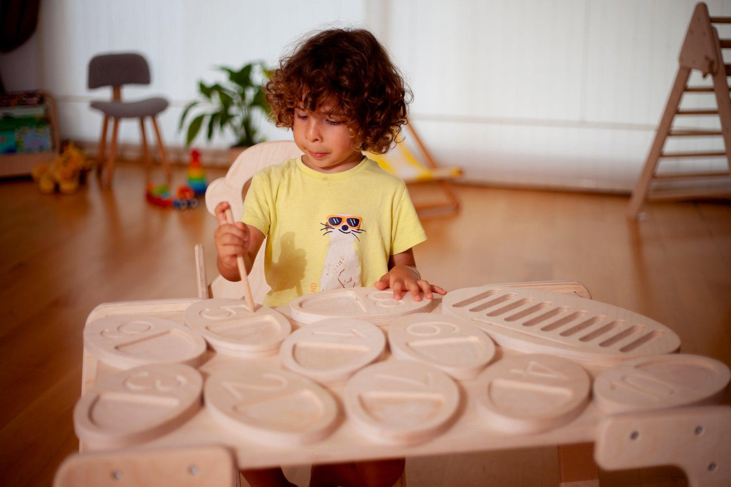 Wooden Tracing Board for Toddlers - Kidodido