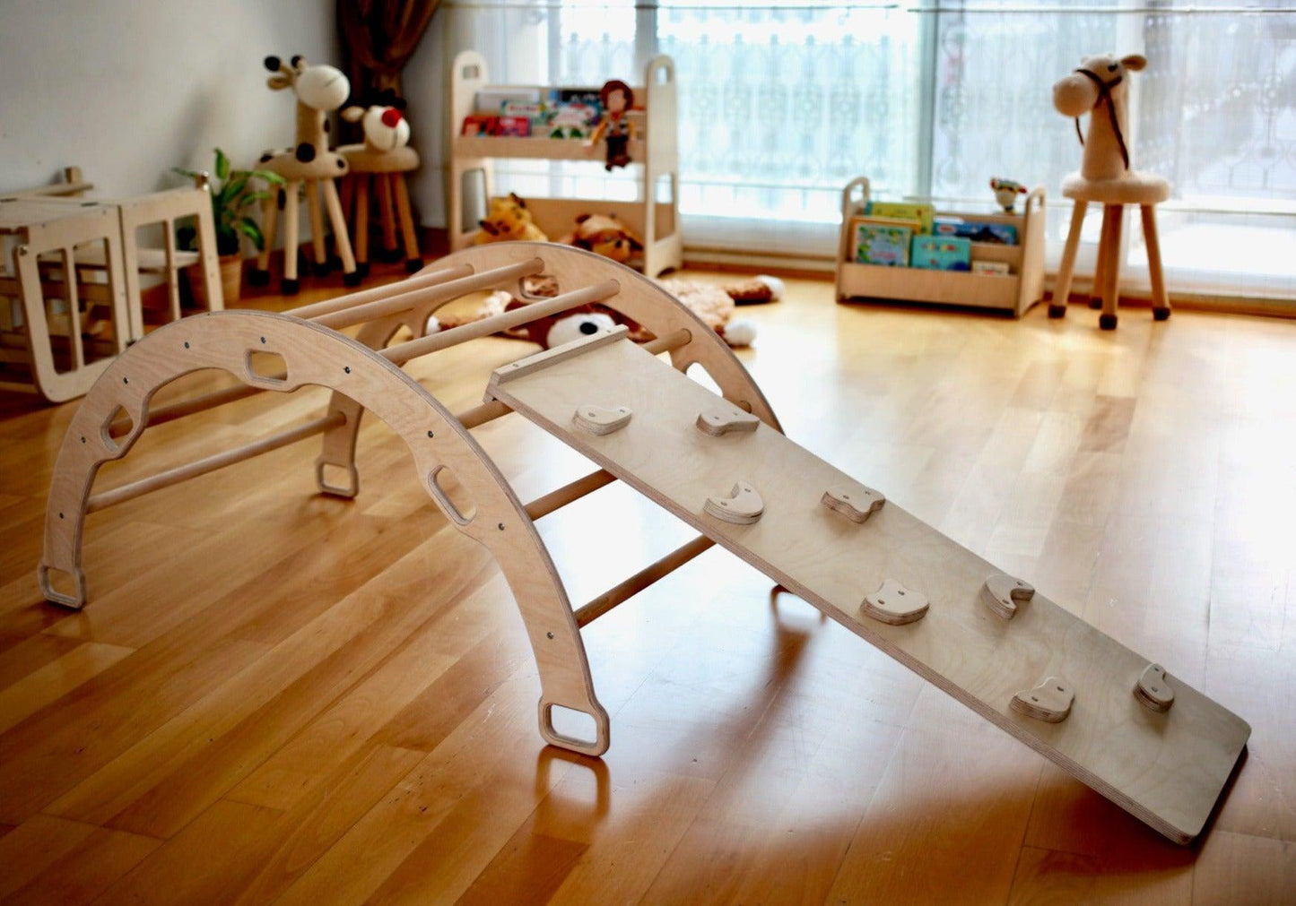 3 Pieces Climbing Set / Triangle - Arch - Ramp - Kidodido