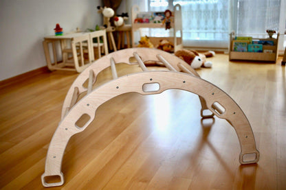 3 Pieces Climbing Set / Triangle - Arch - Ramp - Kidodido