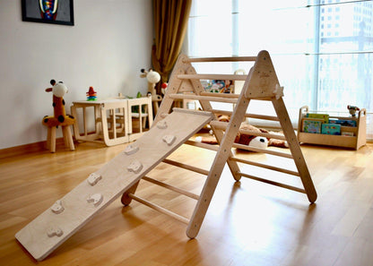 3 Pieces Climbing Set / Triangle - Arch - Ramp - Kidodido
