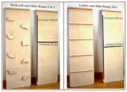 3 Pieces Climbing Set / Triangle - Arch - Ramp - Kidodido