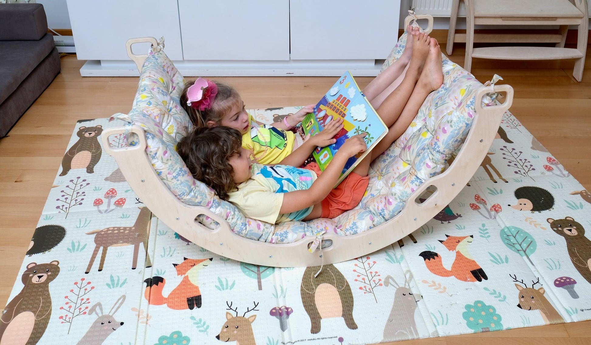 Arch - Rocker with Pillow Spring Pattern - Kidodido