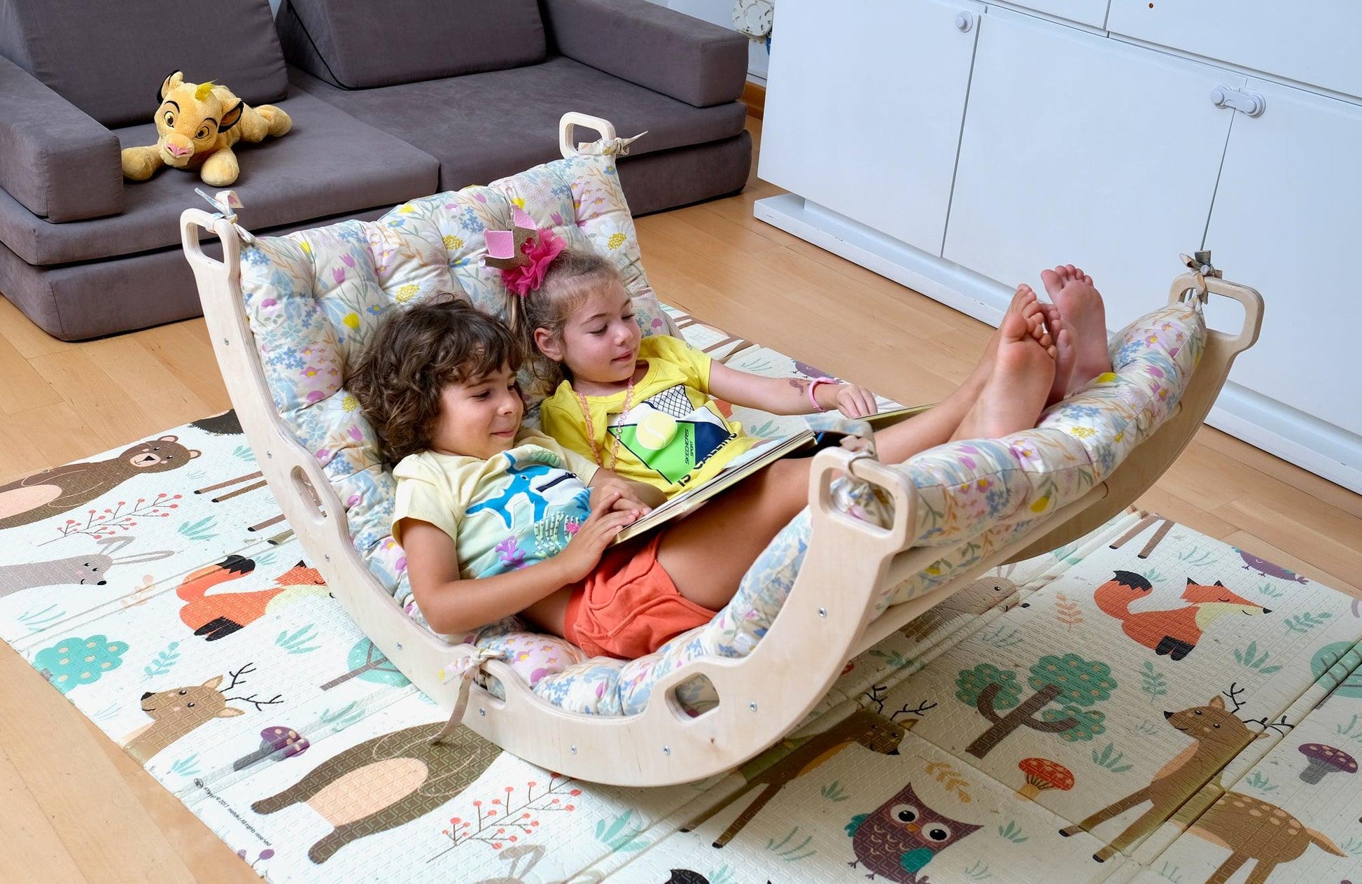 Arch - Rocker with Pillow Spring Pattern - Kidodido