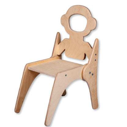 Montessori Ahşap Çocuk Sandalyesi | Çocuk Odası İçin Ergonomik Ahşap Koltuk