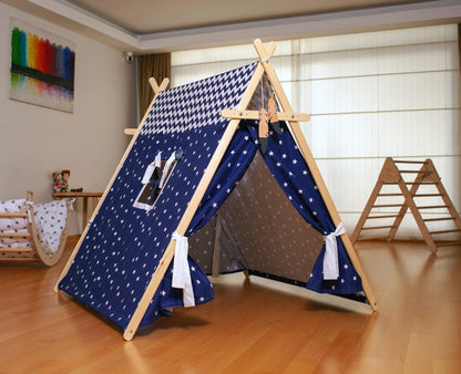 Blue Stars Play Tent and Play Mat - Kidodido