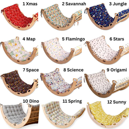 Montessori Arch Rocker with Ramp and Pillow - Kidodido