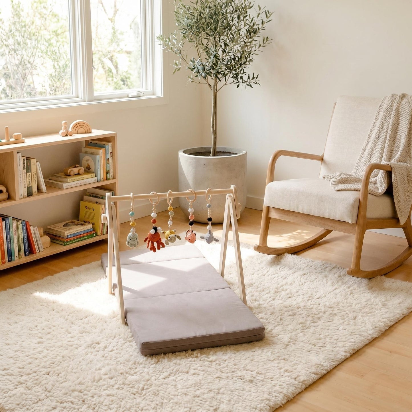 Montessori bebek aktivite standı deniz hayvanları temalı duyusal oyun jimnastiği