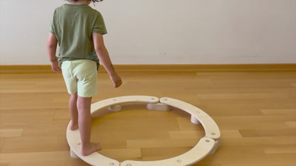 Montessori Ahşap Denge Tahtası Seti | 4 Parça Çocuk Balance Beam