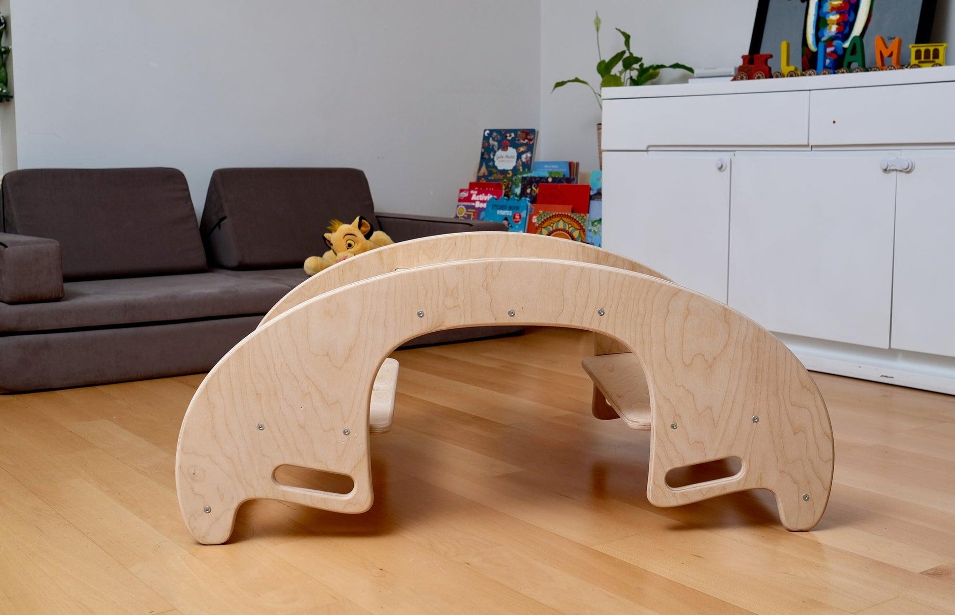 2in1 Montessori Wooden Seesaw and Table Chair Set - Kidodido