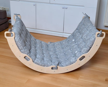Arch - Rocker with Pillow Grey Dino Pattern - Kidodido