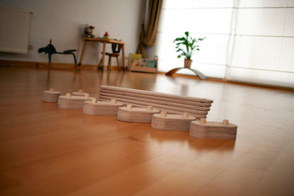 Balance Beam and Stepping Stones Set - Kidodido