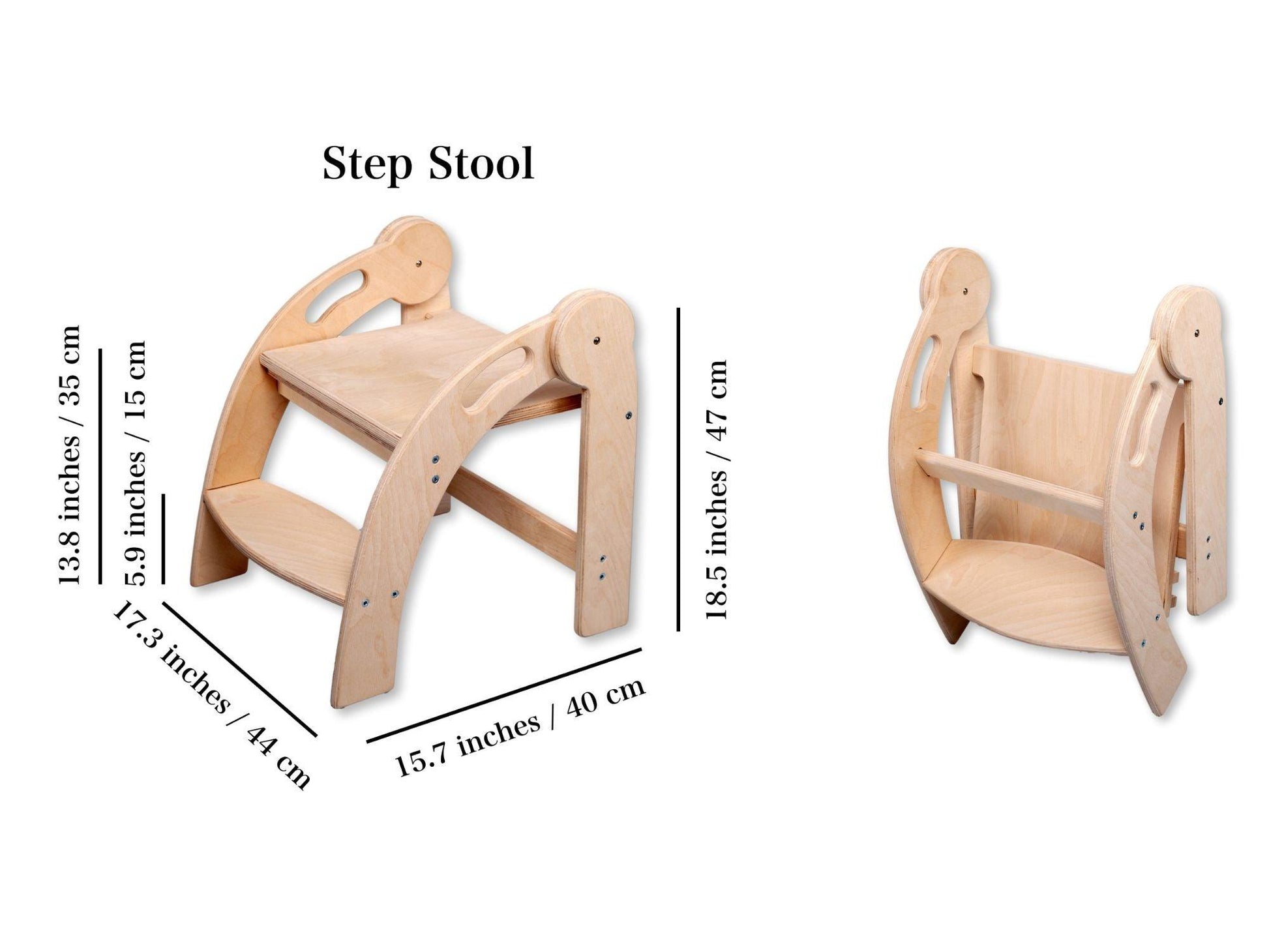 Foldable Montessori Kitchen Step Stool - Kidodido