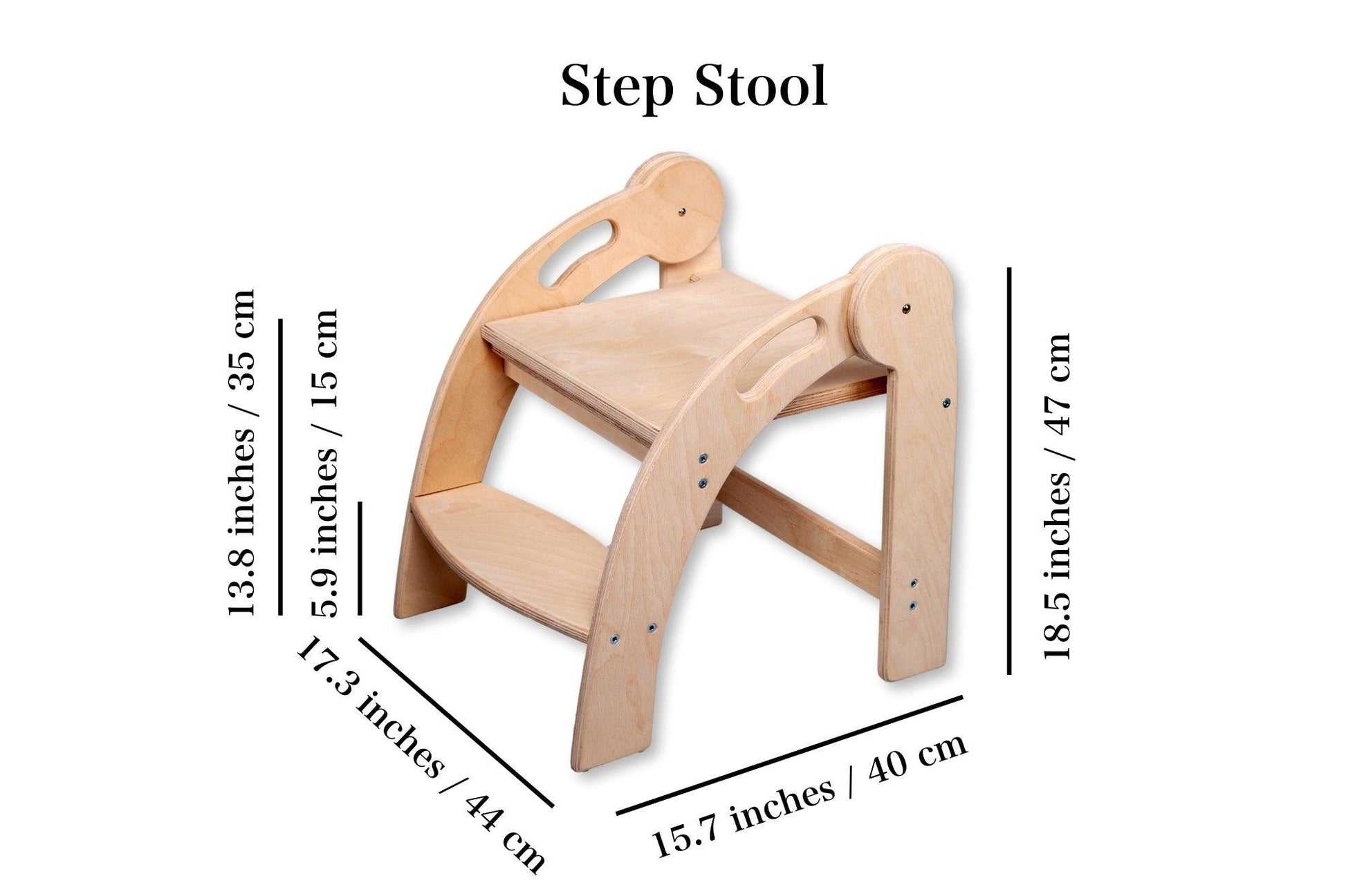 Foldable Montessori Kitchen Step Stool - Kidodido
