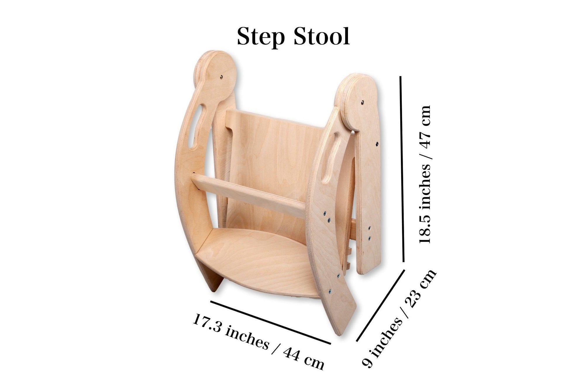 Foldable Montessori Kitchen Step Stool - Kidodido