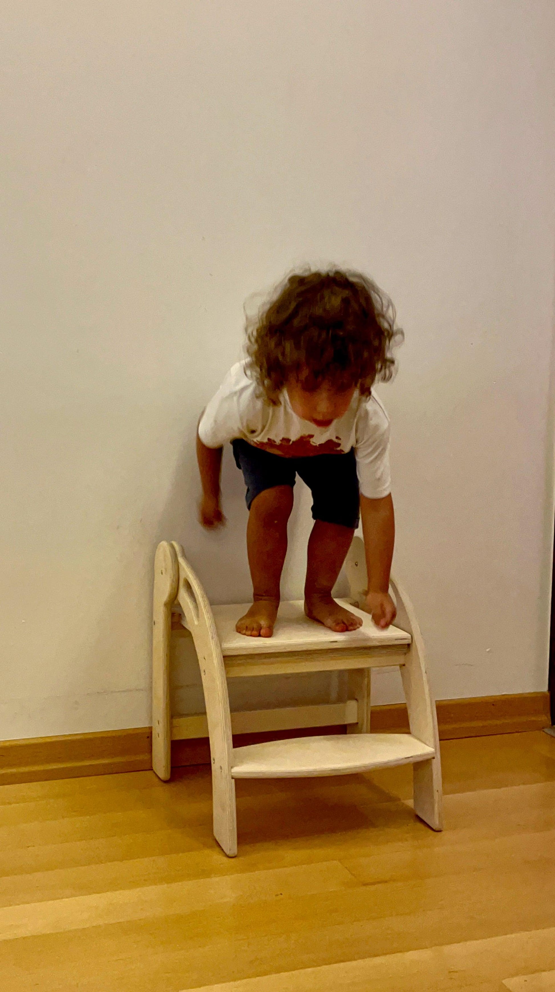 Foldable Montessori Kitchen Step Stool - Kidodido