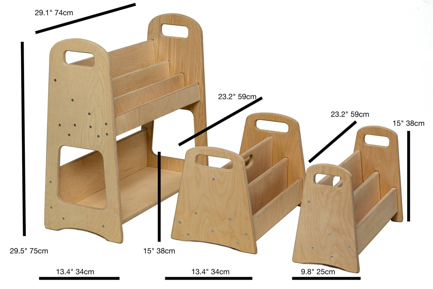 Montessori Bookshelf / Medium Size - Kidodido