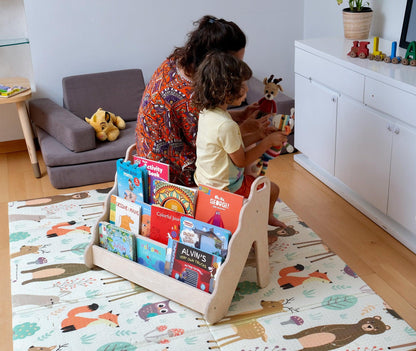 Wave Design Montessori Bookshelf / Medium Size - Kidodido